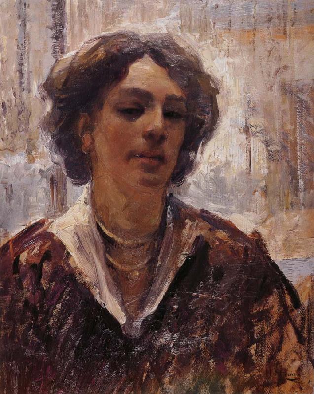 Nikolay Fechin Portrait of Lady oil painting image
